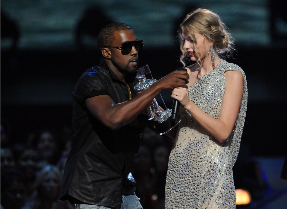  Taylor and Kanye's Bad Blood started in 2009 after he stormed the stage during her MTV VMA win