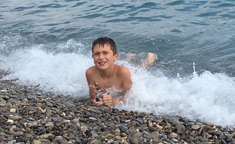 Brodie, 11, was killed when the crazed driver ploughed through crowds in Nice last night