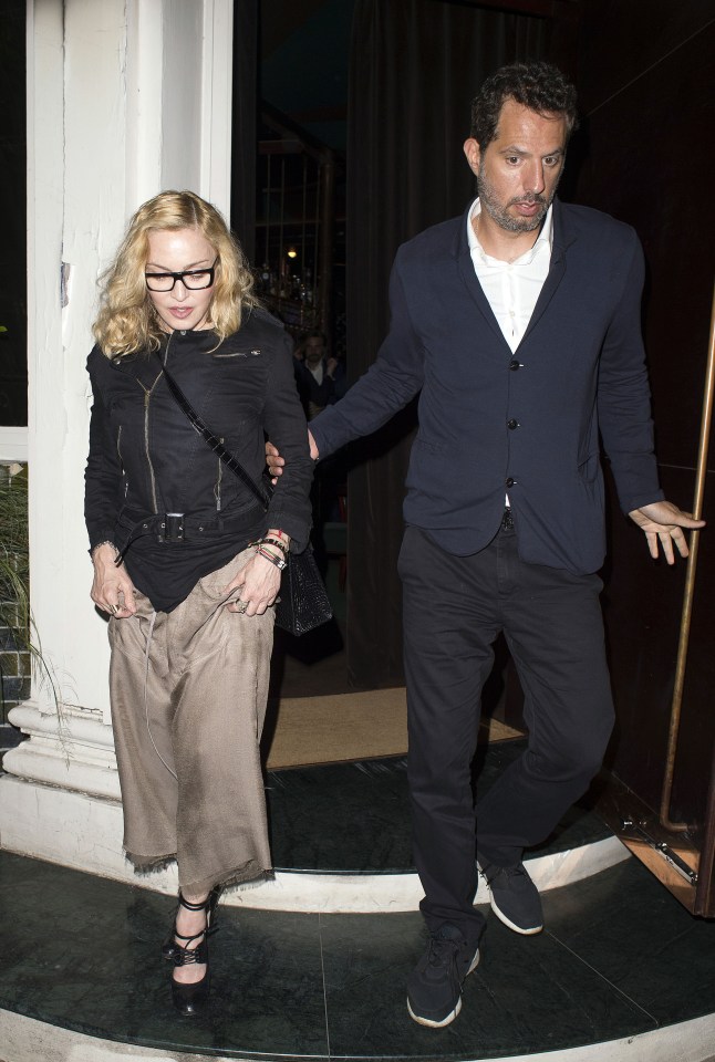  Madonna headed out for dinner with her manager Guy Oseary on Friday night