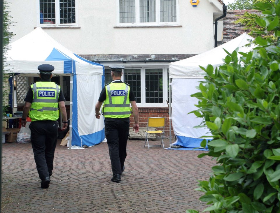  Cops found her body in a septic tank under the garden at her £1 million home