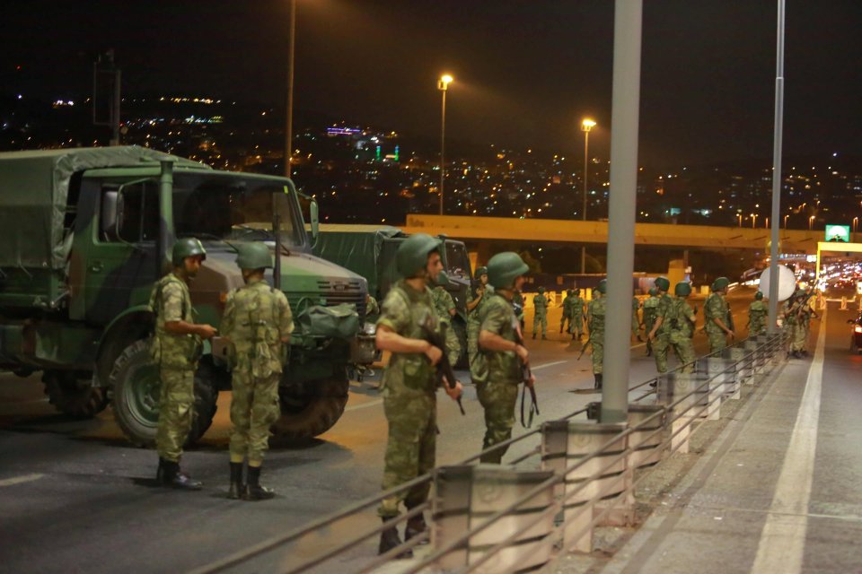  The Turkish military has said martial law has been imposed