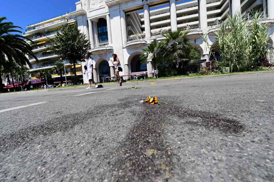 A picture taken on July 16, 2016 in Nice