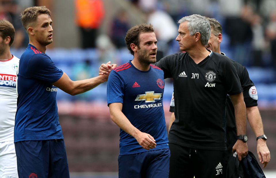  Januzaj and Juan Mata were believed to be on the Man United scrapheap