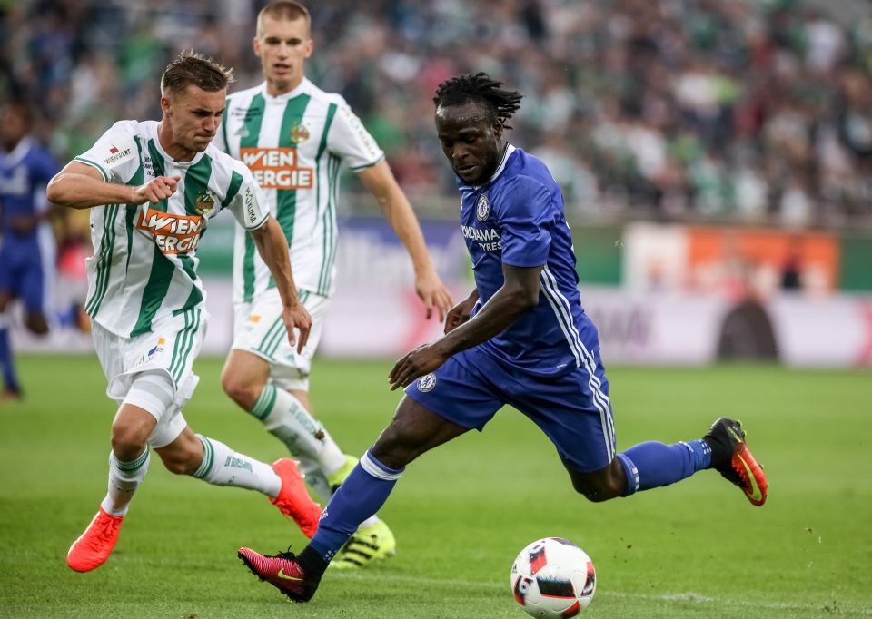  Victor Moses staked his claim for a more regular spot as Chelsea lost in Vienna