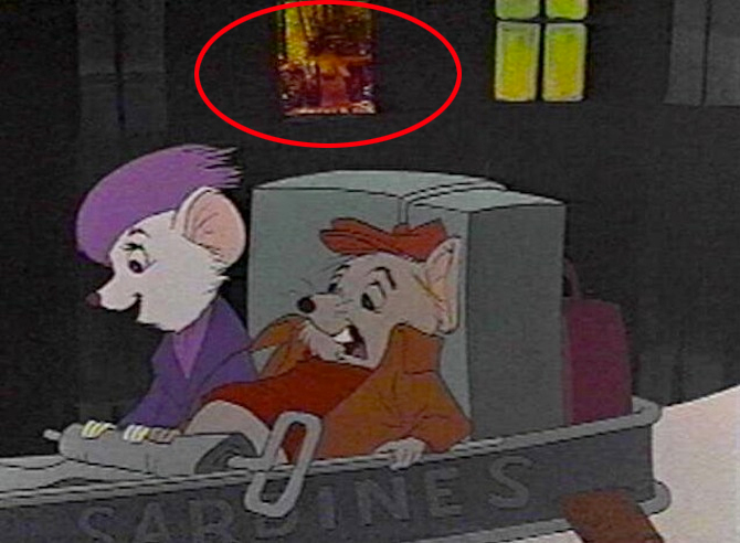  Did anyone spot the half-naked lady in the Rescuers film?