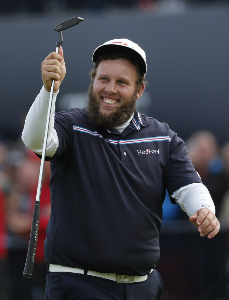  Andrew 'Beef' Johnston finished 8th at The Open