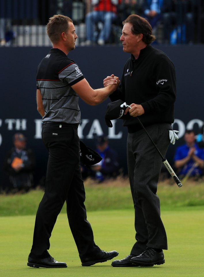  Henrik Stenson won showdown with Phil Mickelson to win Open at Troon