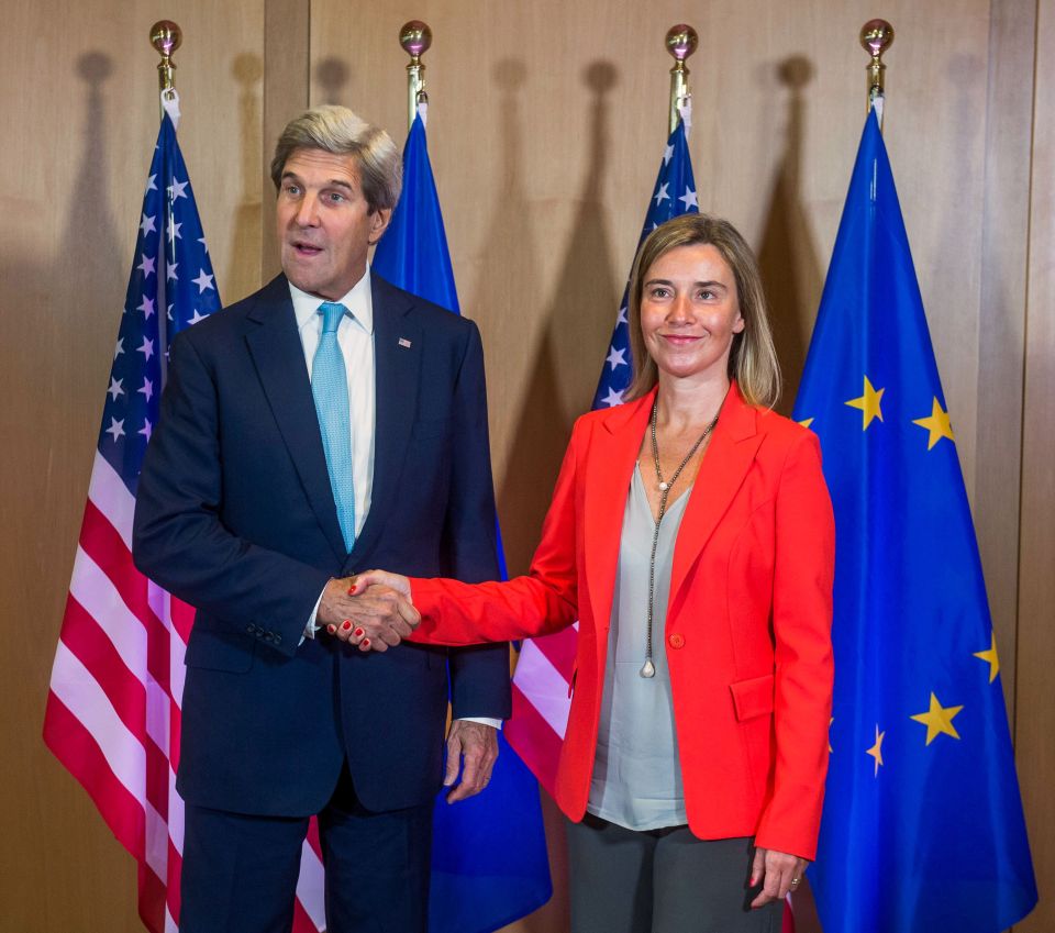 John Kerry and Federica Mogherini