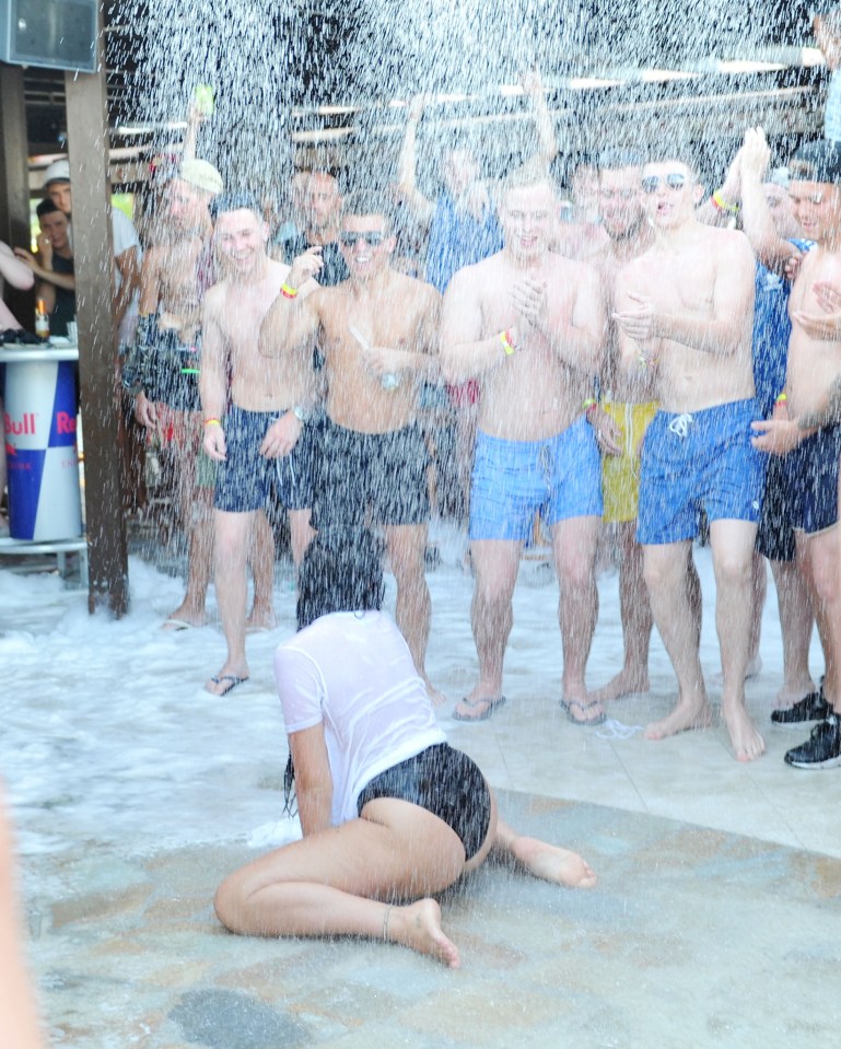 EXC - Geordie Shore foam party in Ayia Napa!