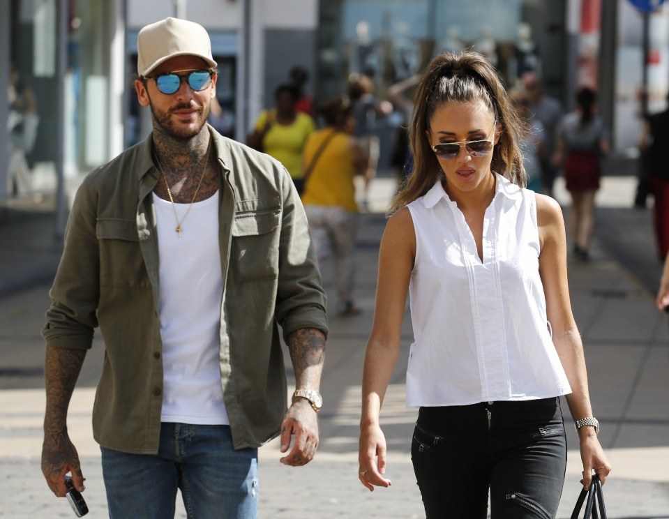 FAMEFLYNET - Pete Wicks And Megan McKenna Seen Ahead Of TOWIE Filming In Essex