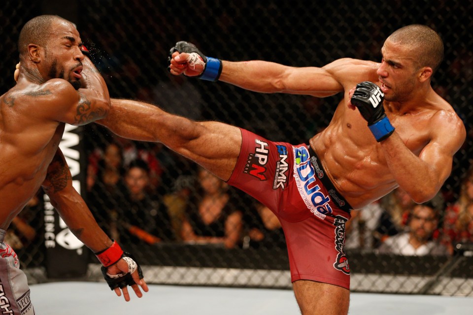  Educated feet: Edson Barboza's kicking is arguably without equal in the UFC