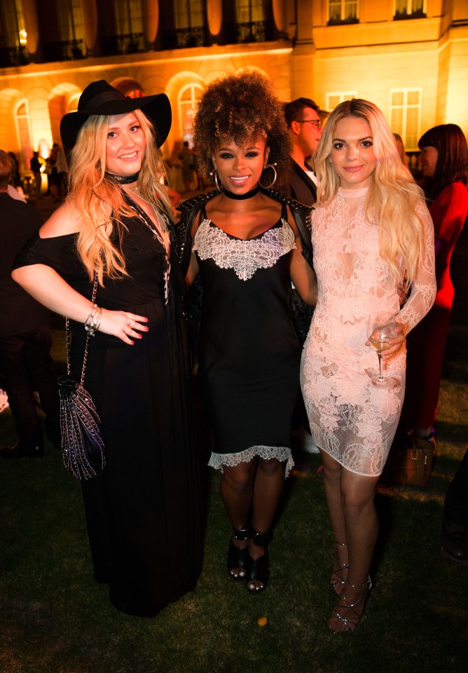 X Factor girls . . . Ella Henderson, Fleur East and Louisa Johnson