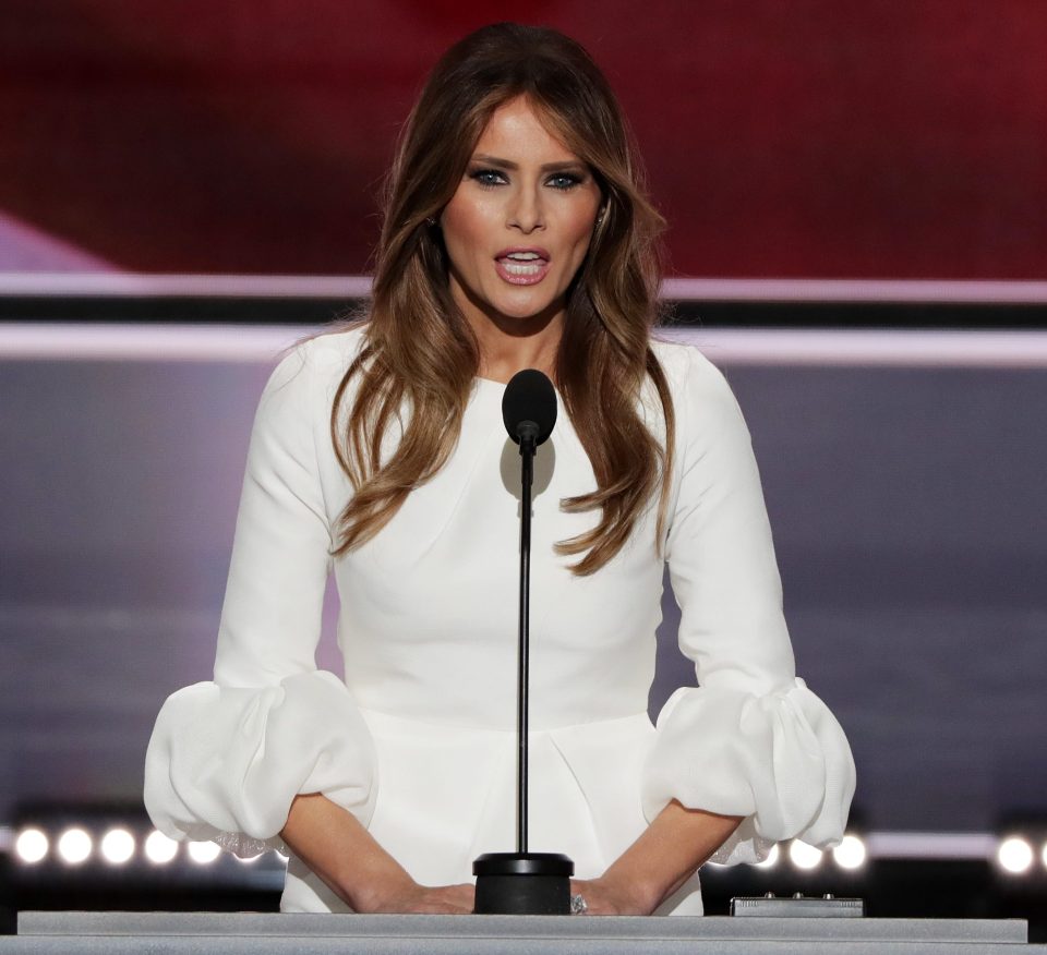 Melania Trump has been accused of copying Michelle Obamas speech