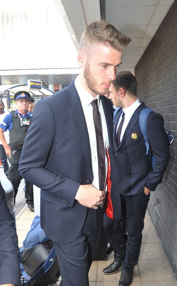  David De Gea also travelled to the Far East despite playing in the knockout stages of Euro 2016