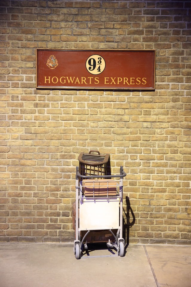 And she also admitted that the real trolley which is stuck in the wall at Kings Cross makes her very proud