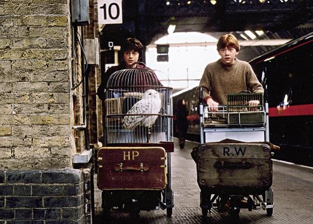 "I never knew the slightest indecision about the location of the portal that would take Harry to Hogwarts, or the means of transport that would take him there" she says