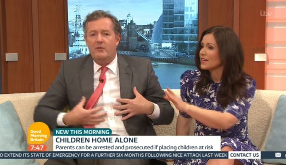  Susanna told Piers he wasn't right just because he had the loudest voice