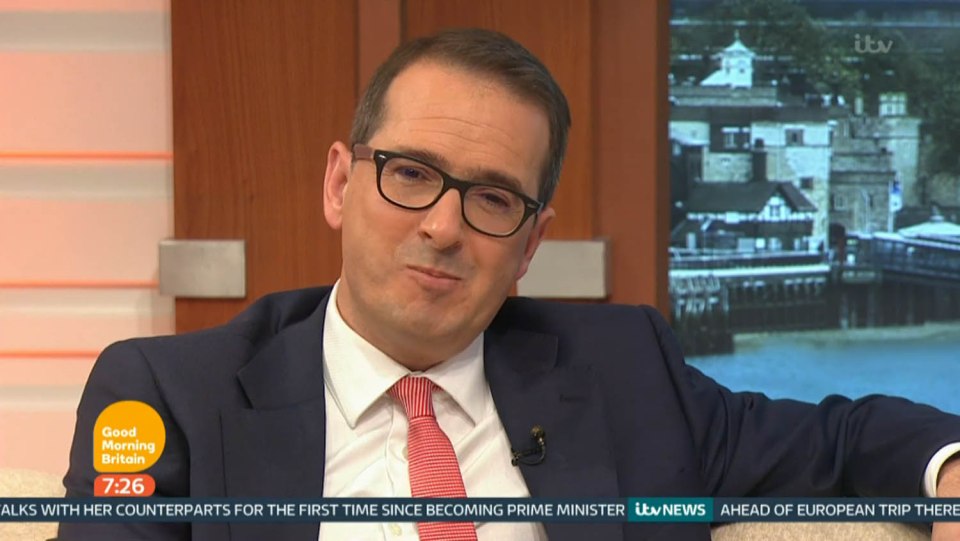  Susanna Reid told him a straight 'no' would have sufficed but instead Owen Smith said that is for him and his wife to know