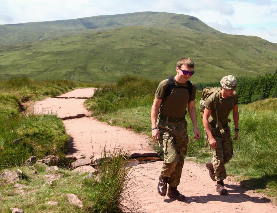  Soldier recruits return to the mountain range this morning for another gruelling training drill