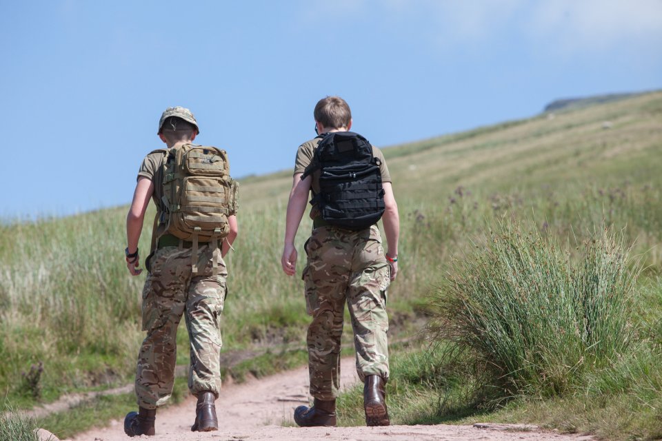  Rifles soldiers were back in training at the same Brecon Beacons spot today, hours after the death of Cpl Hoole