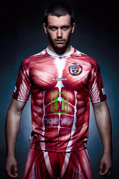  CD Palencia recently wore this anatomical jersey