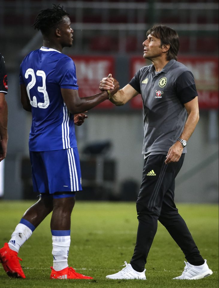 Michy Batshuayi scored twice for Chelsea against Austrian team Atus Ferlach