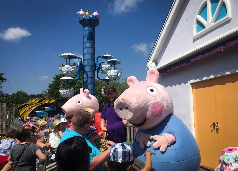  Peppa Pig World in Hampshire attracts one million visitors a year, mainly young kids