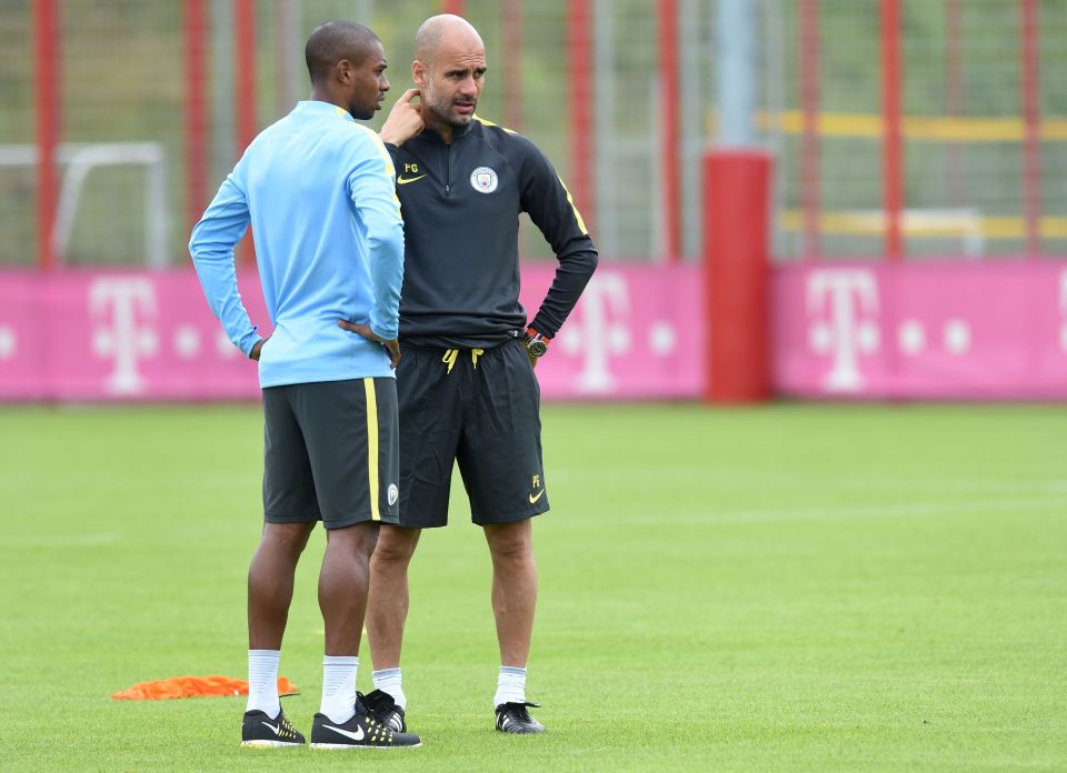 Guardiola reckons he can convert Fernandinho into a defender like he did with Javier Mascherano