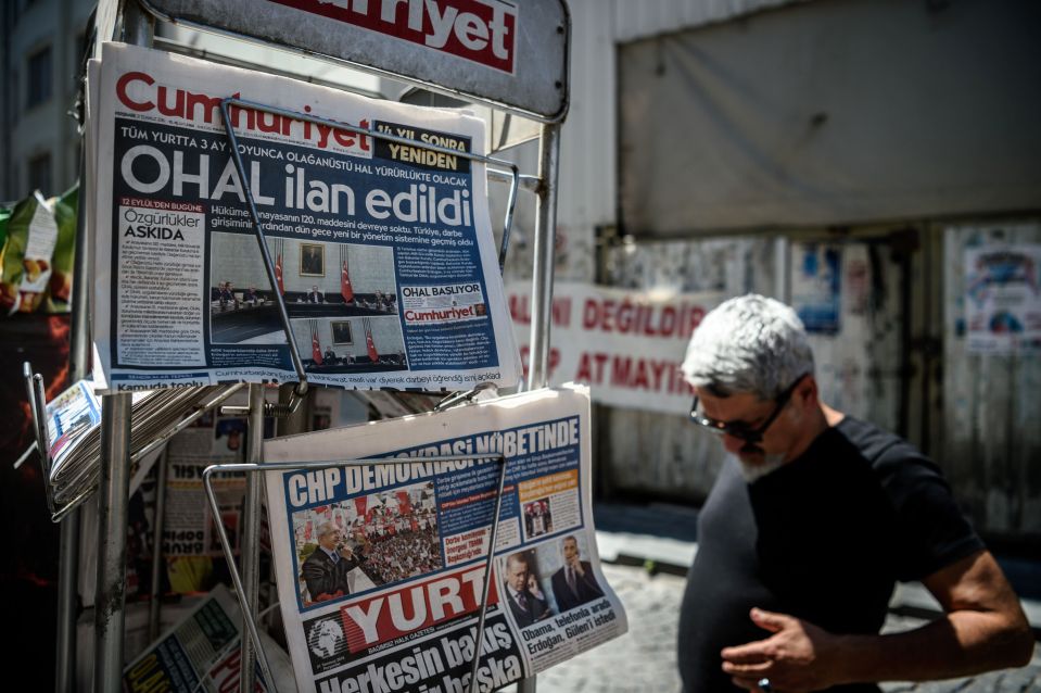  Turkey has been criticised for restricting press freedoms in the country