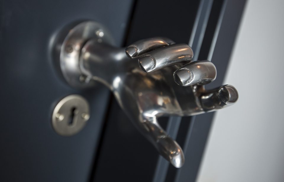  The door handles at Cristiano Ronaldo's hotel in Madeira