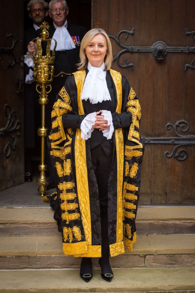 Truss is the first female to be appointed Lord Chancellor