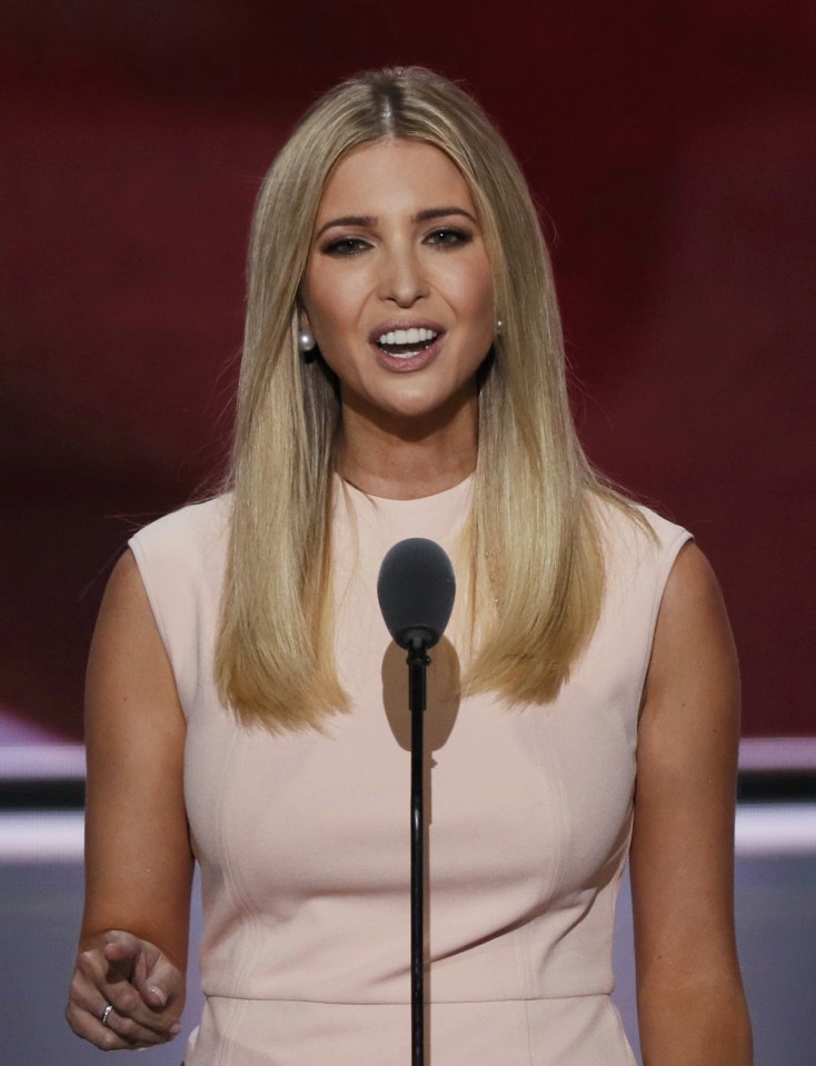  Trump had more supporters for her speech than her father Donald when she took to the stage at the Republican National Convention on Thursday- with social media exploding with calls SHE should be the one running for president of the United States