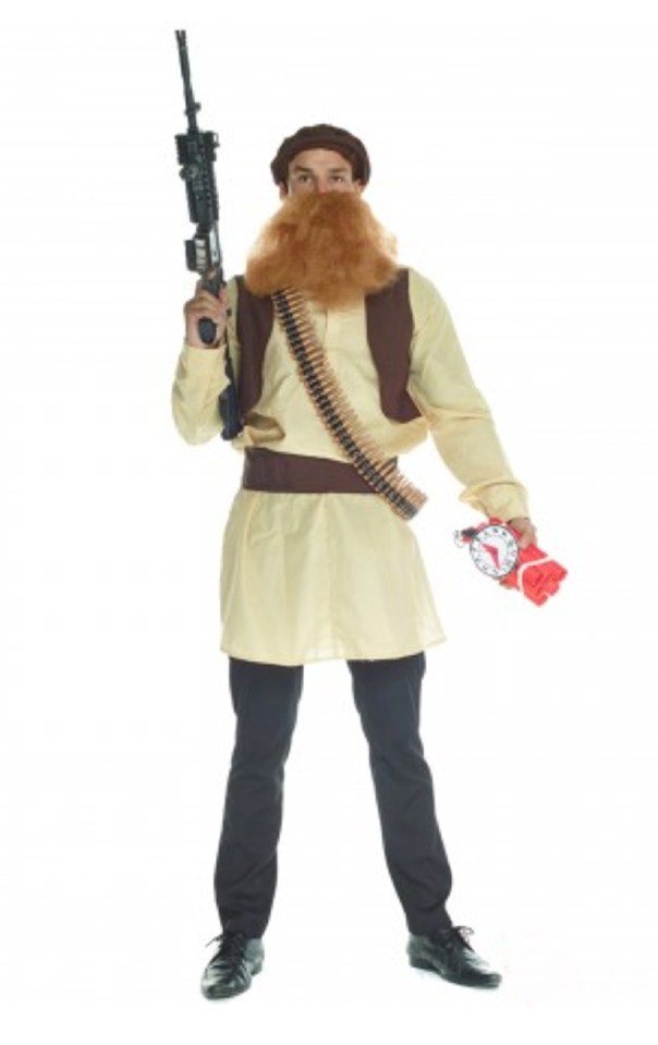  It comes with a beard, gun and bomb and costs £28.49 to buy online