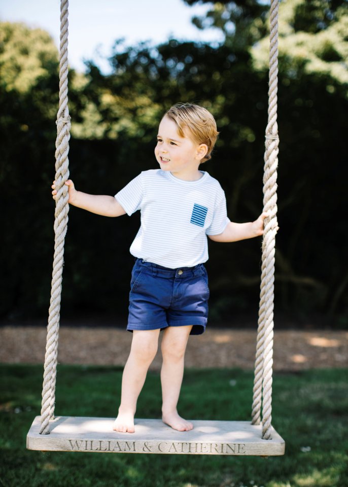 Kensington Palace released a series of photos to mark Prince George's birthday this week