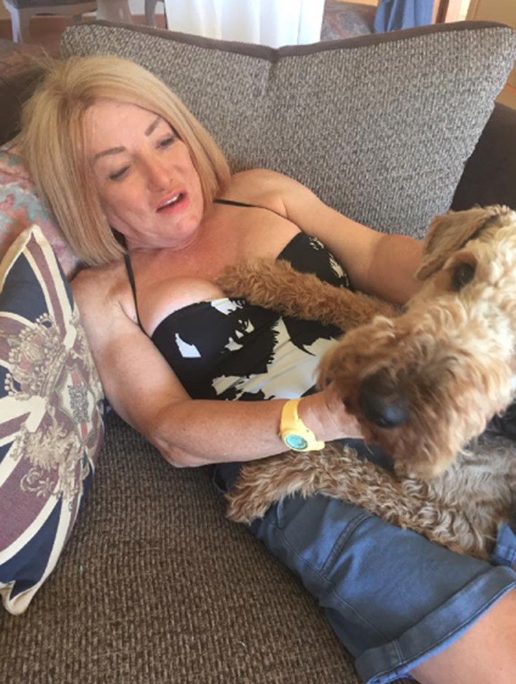  The 62-year-old star has relocated to Portugal for the summer with some close friends and her adorable dogs