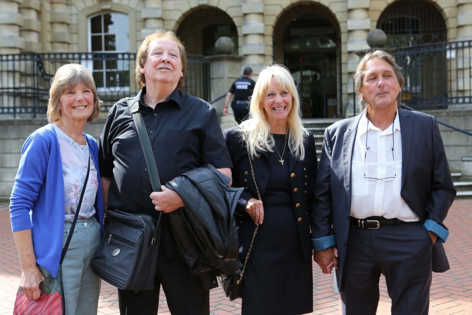  The pair were supported at Reading Crown Court by their wives