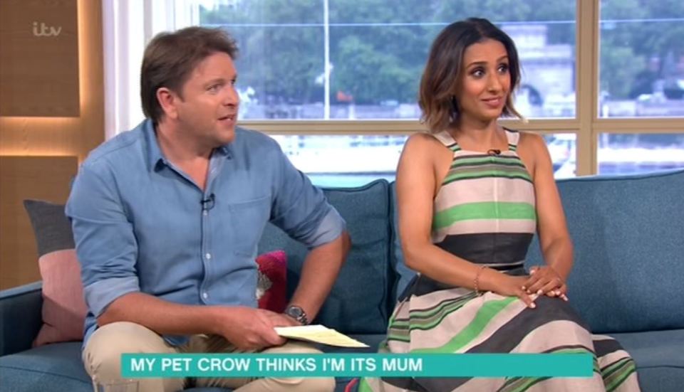  Guest hosts James Martin and Anita Rani were taken aback by the unusual pet