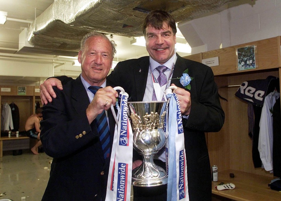  Allardyce won promotion to Premier League via play-offs with Bolton in 2001