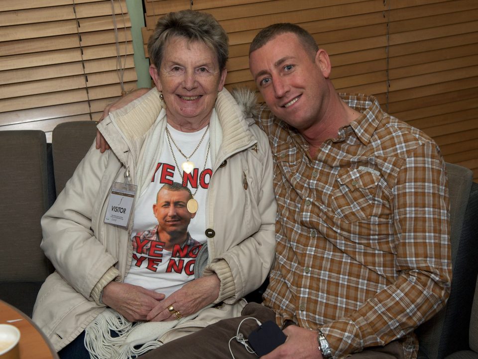  Chris Maloney has been left devastated after Nana Pat was taken to hospital