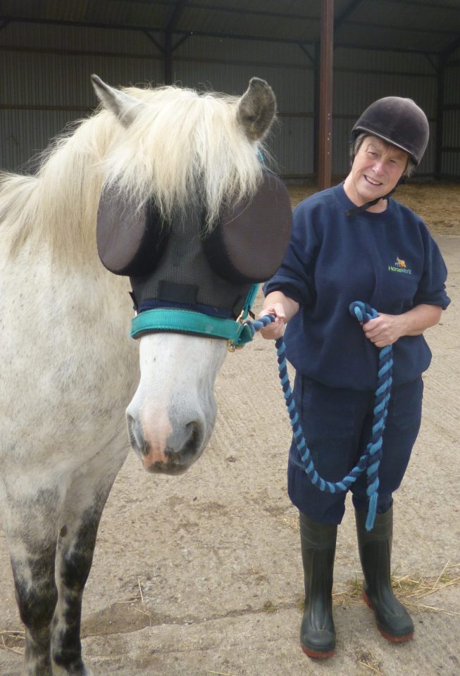  Snazzy Beatty with volunteer Linda Horwood