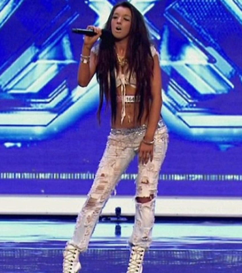  Chloe Khan appeared on the X Factor the same year as Katie Waissel