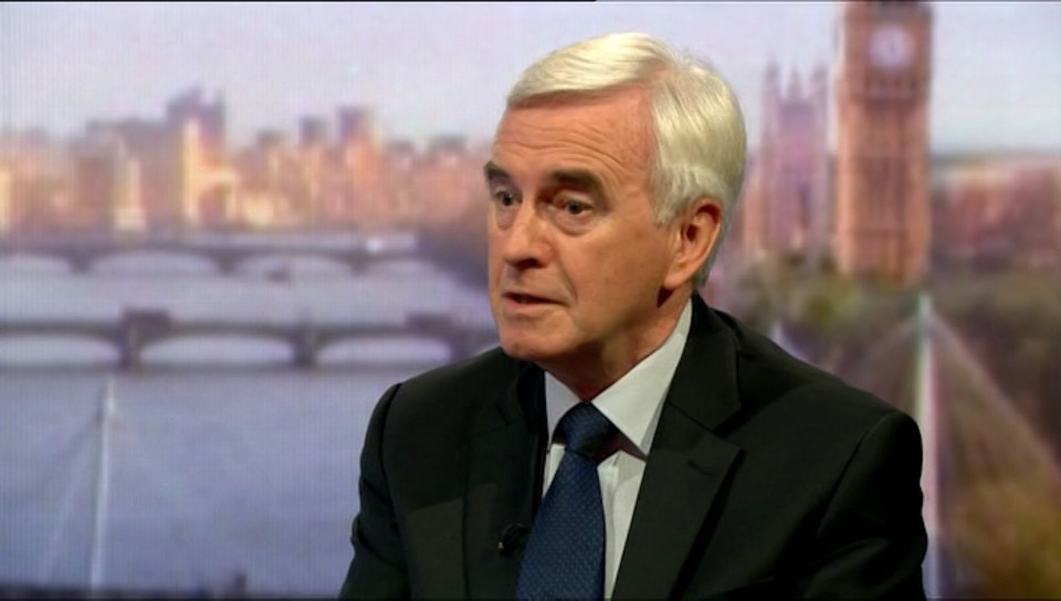  John McDonnell says leadership critics should confront him and Jeremy Corbyn directly and not 'pick on' staff