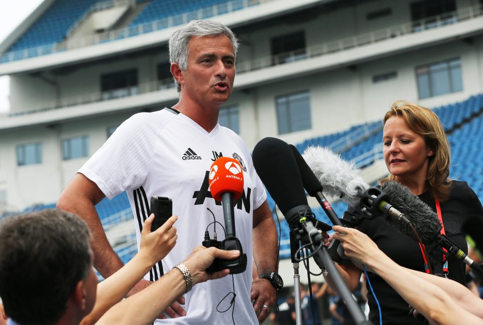  Jose Mourinho has slammed the state of the pitch for Manchester United's pre-season friendly against Manchester City