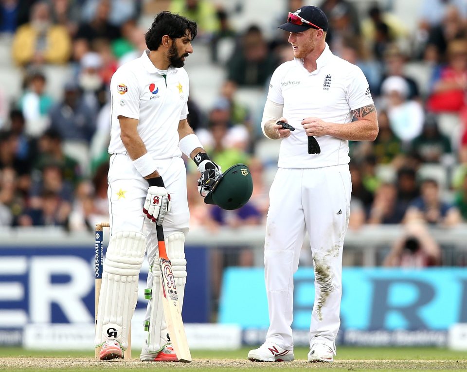 Ben Stokes was one of the England players to show concern for the Pakistan captains well-being