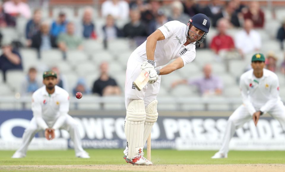 Cook played beautifully on his way to his second half century of the match to put England in total command