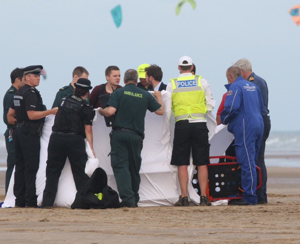  It has not yet been confirmed whether the body belongs to the missing swimmer