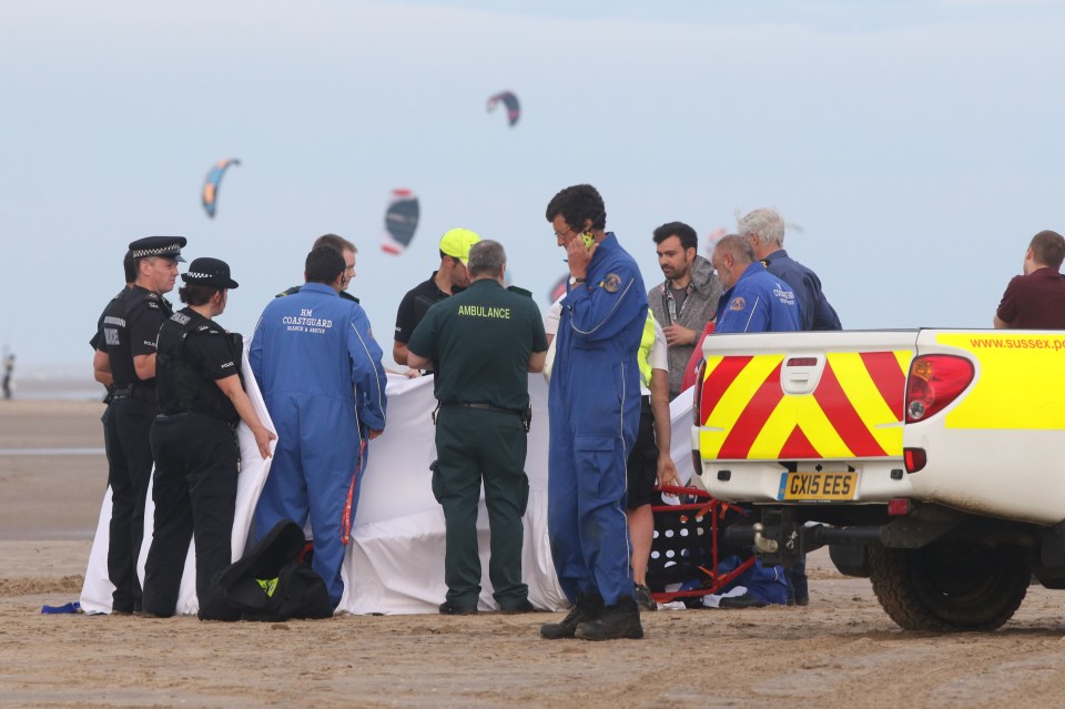  It is believed the victim and two other swimmers were caught by a riptide