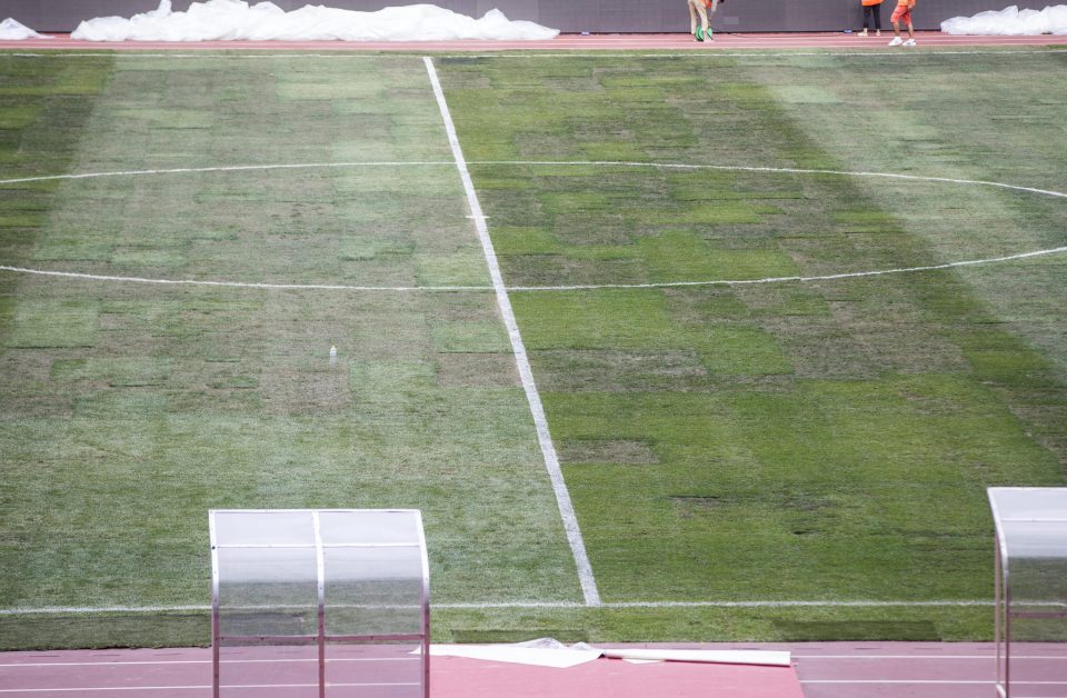  First Manchester derby to be held abroad was cancelled because of this dodgy pitch