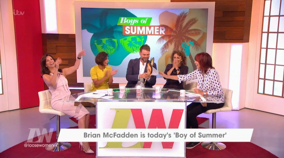 Brian McFadded discussed their relationship while appearing on Loose Women