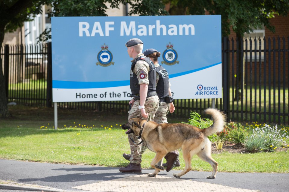 RAF Marham jihadi search